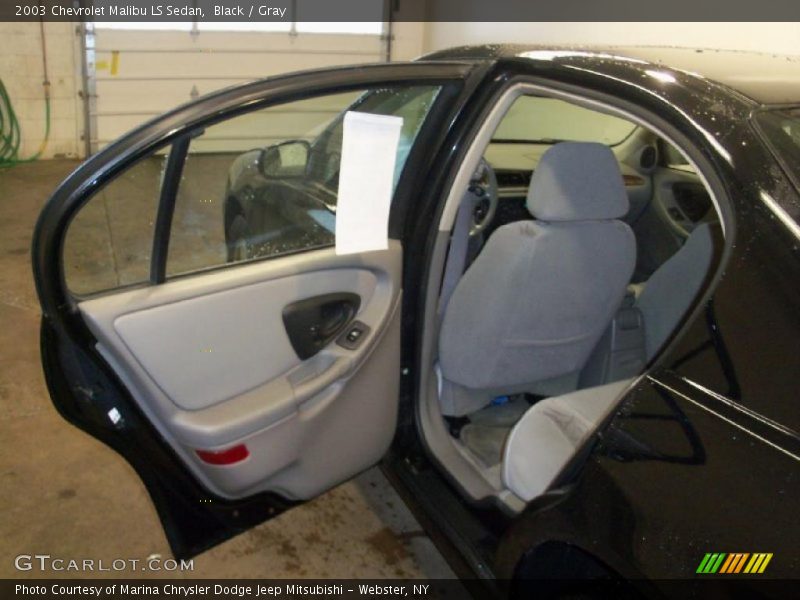 Black / Gray 2003 Chevrolet Malibu LS Sedan