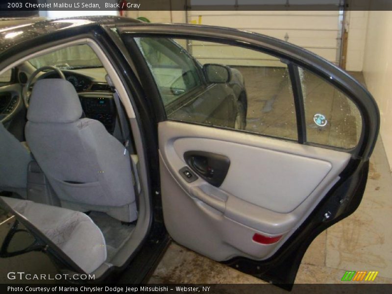 Black / Gray 2003 Chevrolet Malibu LS Sedan