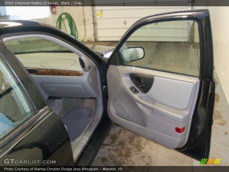 Black / Gray 2003 Chevrolet Malibu LS Sedan