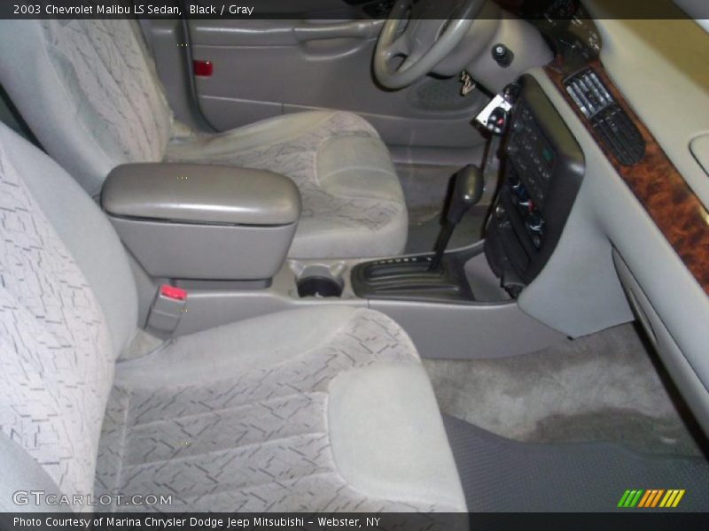 Black / Gray 2003 Chevrolet Malibu LS Sedan