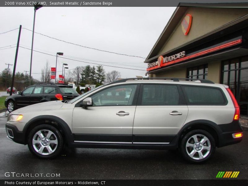 Seashell Metallic / Sandstone Beige 2008 Volvo XC70 AWD