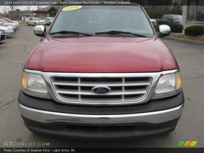 Dark Toreador Red Metallic / Medium Graphite 1999 Ford F150 XLT Extended Cab