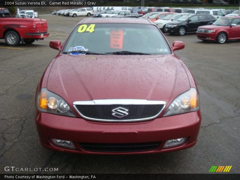 Garnet Red Metallic / Gray 2004 Suzuki Verona EX