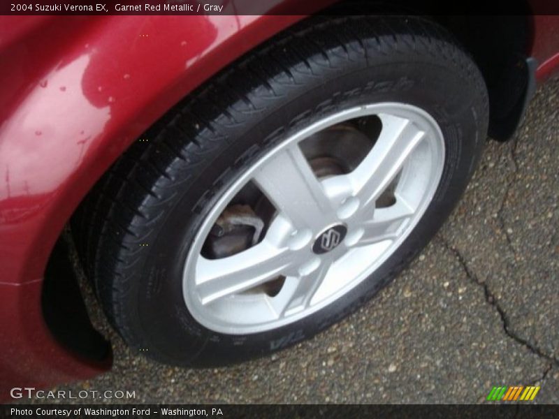 Garnet Red Metallic / Gray 2004 Suzuki Verona EX