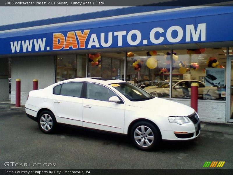 Candy White / Black 2006 Volkswagen Passat 2.0T Sedan