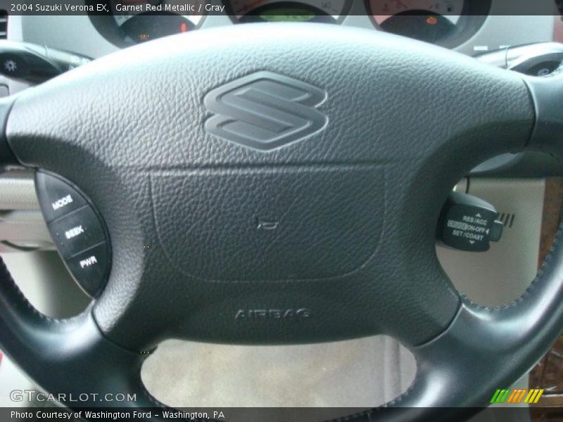 Garnet Red Metallic / Gray 2004 Suzuki Verona EX
