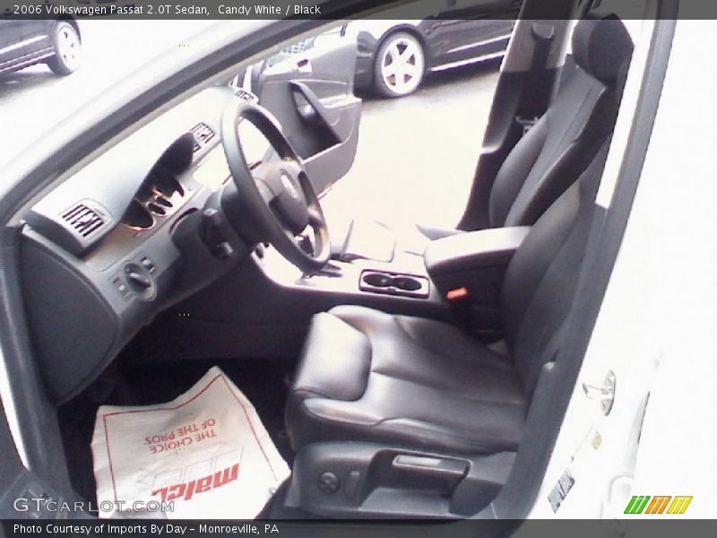 Candy White / Black 2006 Volkswagen Passat 2.0T Sedan