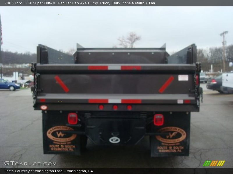 Dark Stone Metallic / Tan 2006 Ford F350 Super Duty XL Regular Cab 4x4 Dump Truck