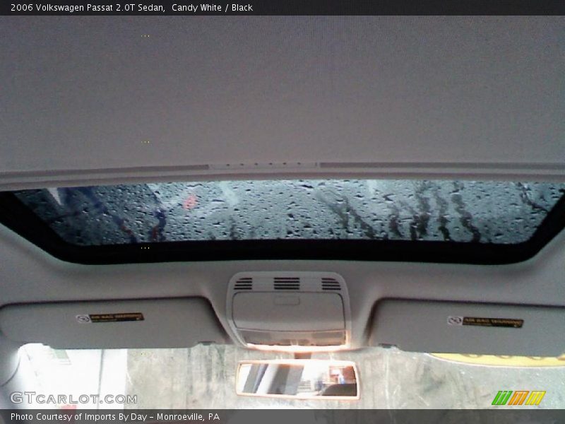 Candy White / Black 2006 Volkswagen Passat 2.0T Sedan