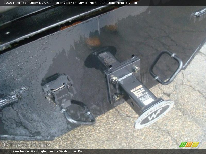 Dark Stone Metallic / Tan 2006 Ford F350 Super Duty XL Regular Cab 4x4 Dump Truck