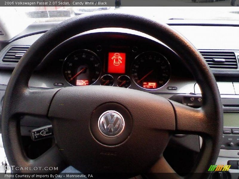 Candy White / Black 2006 Volkswagen Passat 2.0T Sedan