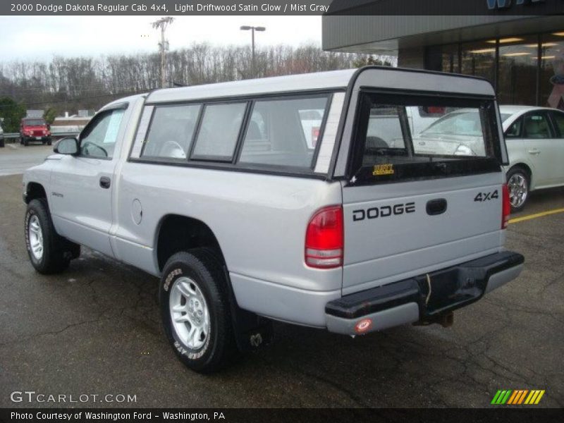 Light Driftwood Satin Glow / Mist Gray 2000 Dodge Dakota Regular Cab 4x4