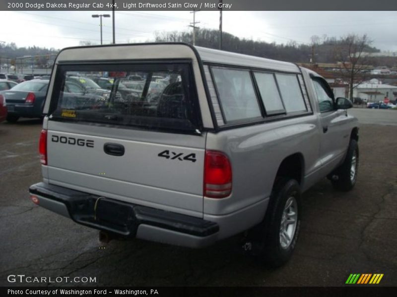 Light Driftwood Satin Glow / Mist Gray 2000 Dodge Dakota Regular Cab 4x4