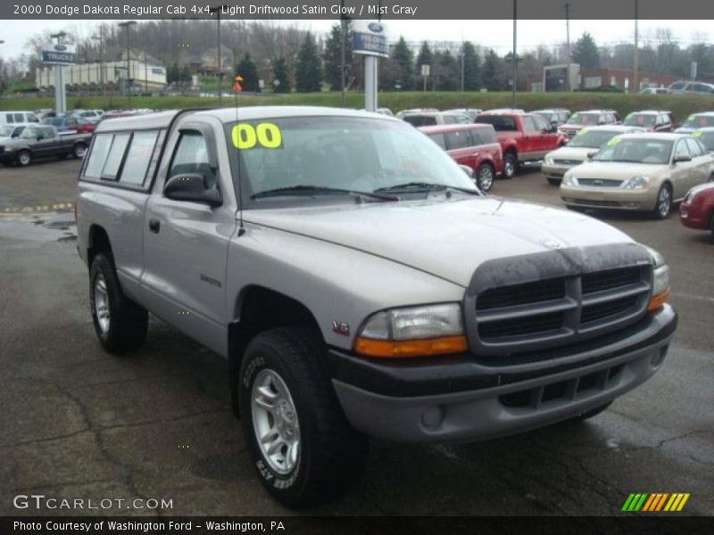Light Driftwood Satin Glow / Mist Gray 2000 Dodge Dakota Regular Cab 4x4