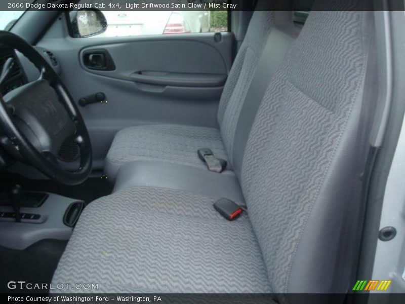 Light Driftwood Satin Glow / Mist Gray 2000 Dodge Dakota Regular Cab 4x4