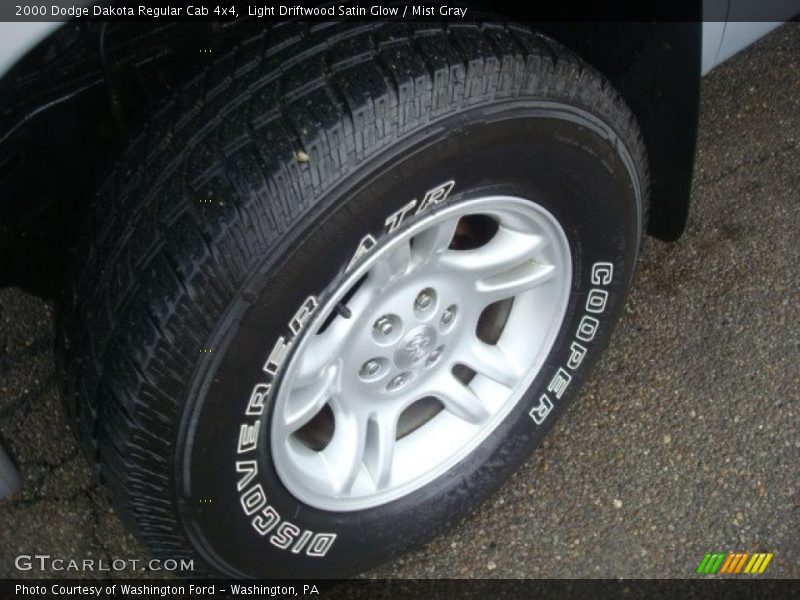 Light Driftwood Satin Glow / Mist Gray 2000 Dodge Dakota Regular Cab 4x4