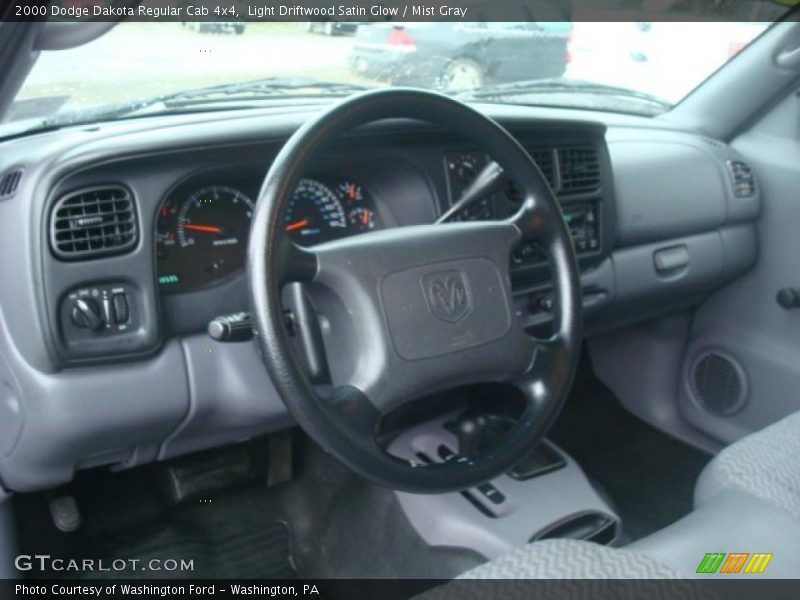 Light Driftwood Satin Glow / Mist Gray 2000 Dodge Dakota Regular Cab 4x4