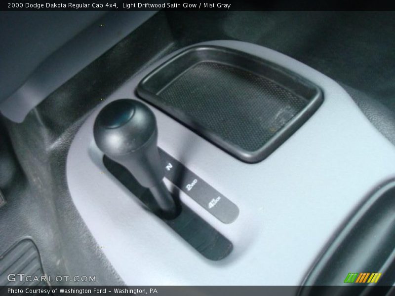 Light Driftwood Satin Glow / Mist Gray 2000 Dodge Dakota Regular Cab 4x4