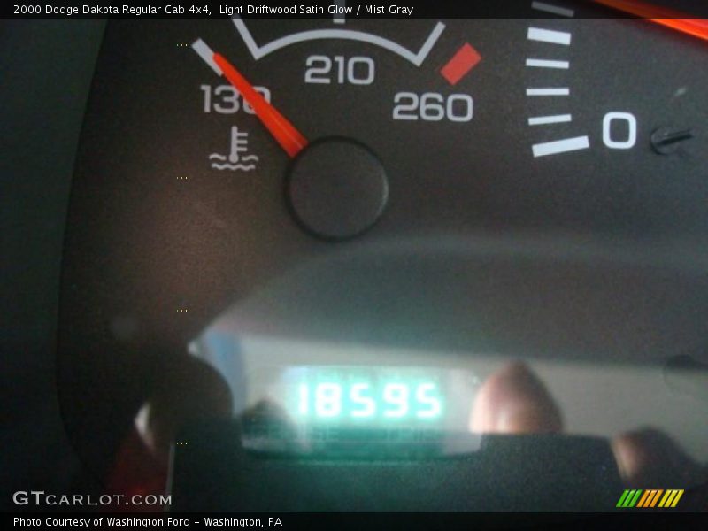 Light Driftwood Satin Glow / Mist Gray 2000 Dodge Dakota Regular Cab 4x4