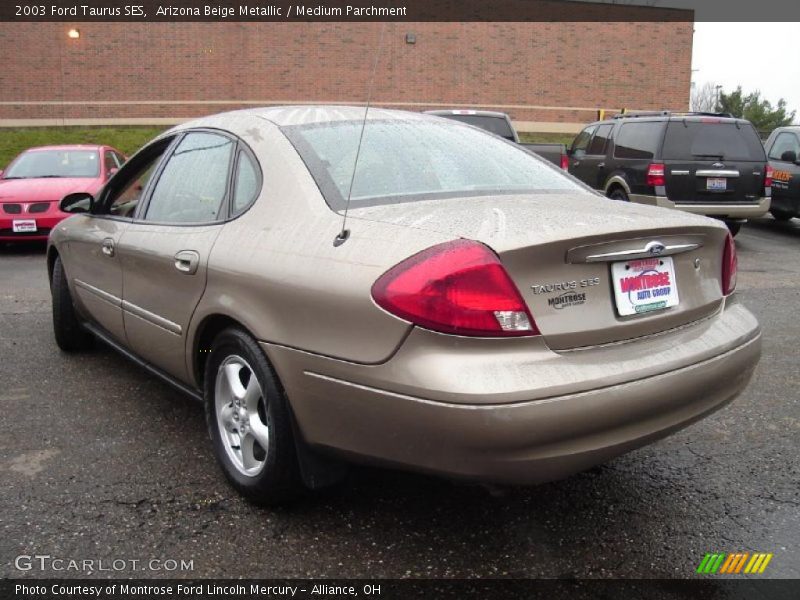 Arizona Beige Metallic / Medium Parchment 2003 Ford Taurus SES