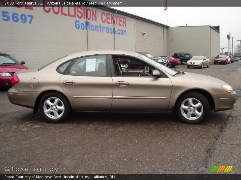 Arizona Beige Metallic / Medium Parchment 2003 Ford Taurus SES