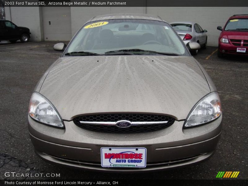 Arizona Beige Metallic / Medium Parchment 2003 Ford Taurus SES