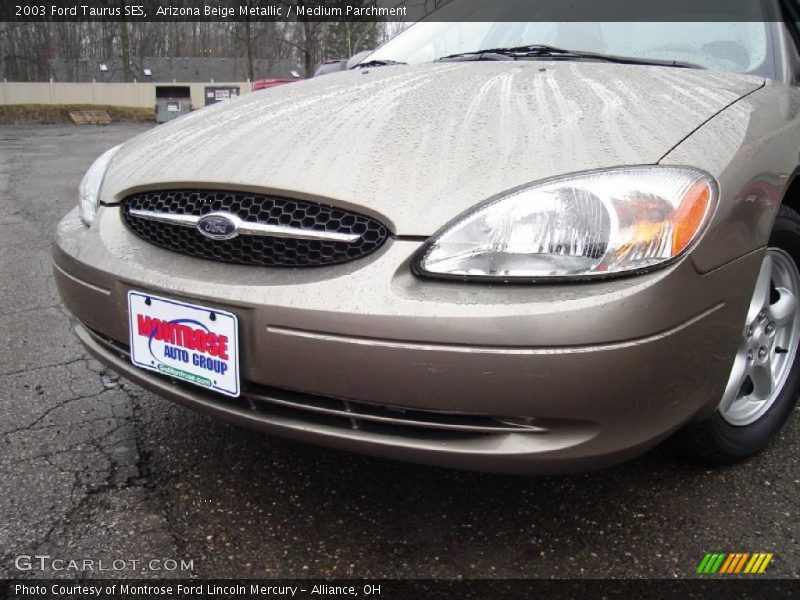 Arizona Beige Metallic / Medium Parchment 2003 Ford Taurus SES