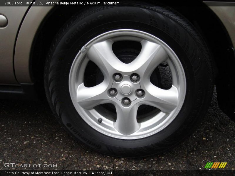 Arizona Beige Metallic / Medium Parchment 2003 Ford Taurus SES