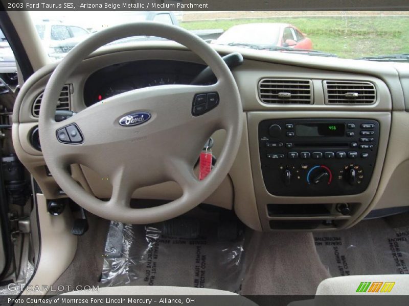 Arizona Beige Metallic / Medium Parchment 2003 Ford Taurus SES