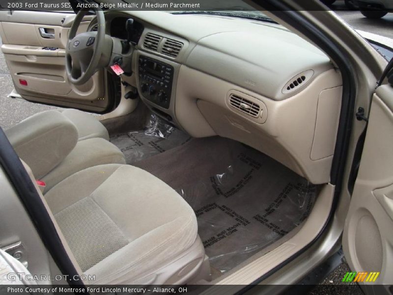 Arizona Beige Metallic / Medium Parchment 2003 Ford Taurus SES