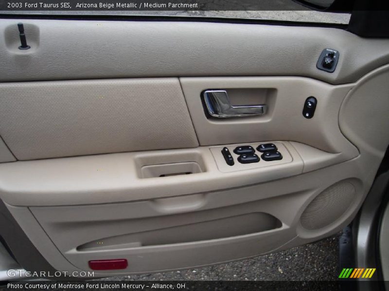 Arizona Beige Metallic / Medium Parchment 2003 Ford Taurus SES