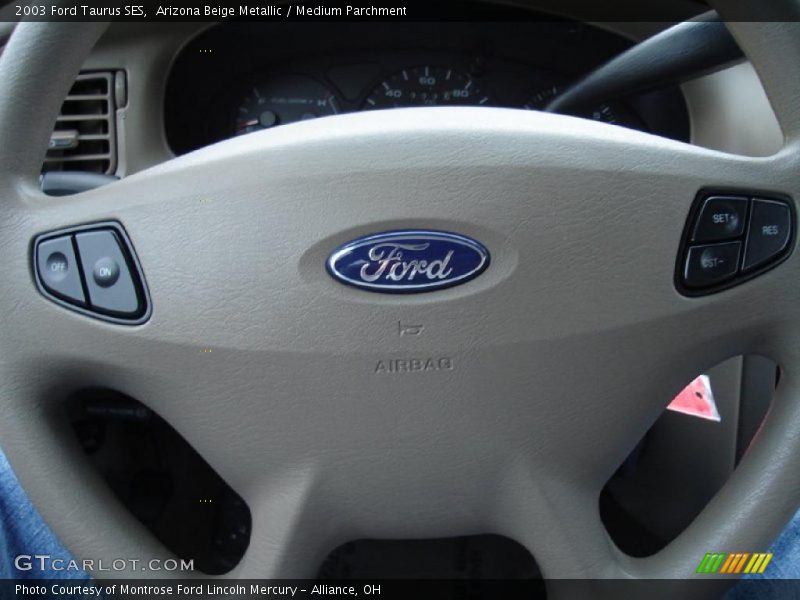 Arizona Beige Metallic / Medium Parchment 2003 Ford Taurus SES