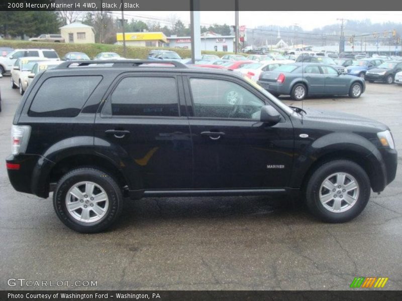 Black / Black 2008 Mercury Mariner I4 4WD