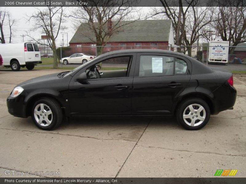 Black / Gray 2006 Chevrolet Cobalt LS Sedan