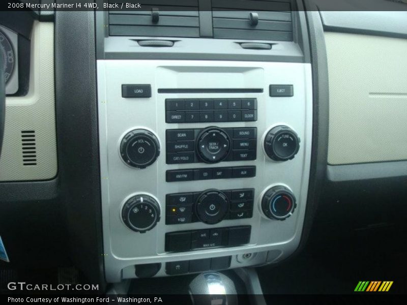 Black / Black 2008 Mercury Mariner I4 4WD