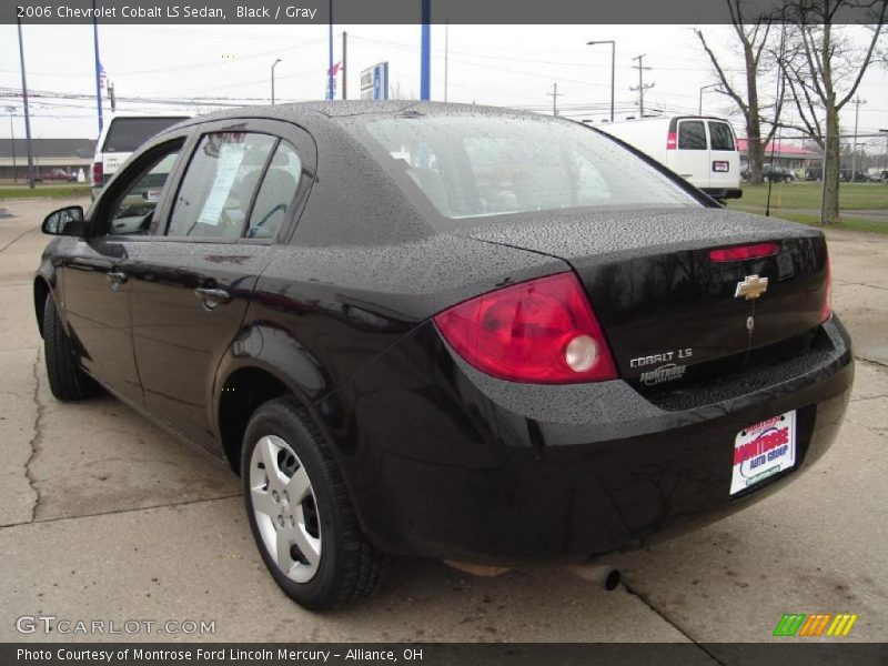 Black / Gray 2006 Chevrolet Cobalt LS Sedan