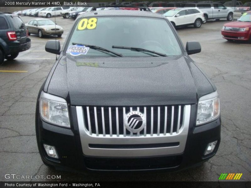 Black / Black 2008 Mercury Mariner I4 4WD