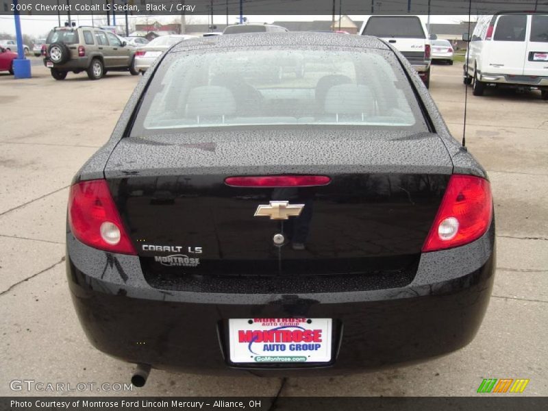 Black / Gray 2006 Chevrolet Cobalt LS Sedan