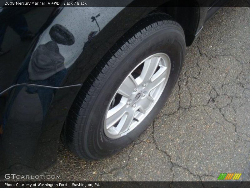 Black / Black 2008 Mercury Mariner I4 4WD