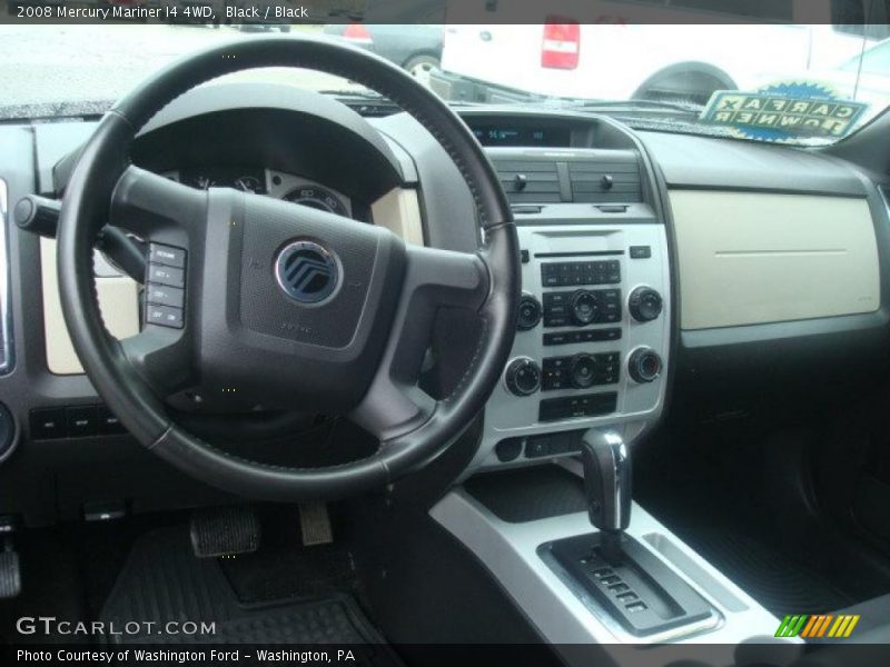 Black / Black 2008 Mercury Mariner I4 4WD