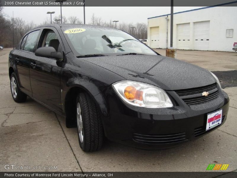 Black / Gray 2006 Chevrolet Cobalt LS Sedan