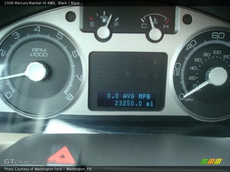 Black / Black 2008 Mercury Mariner I4 4WD
