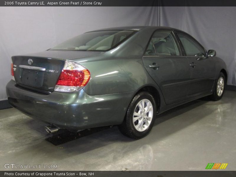 Aspen Green Pearl / Stone Gray 2006 Toyota Camry LE