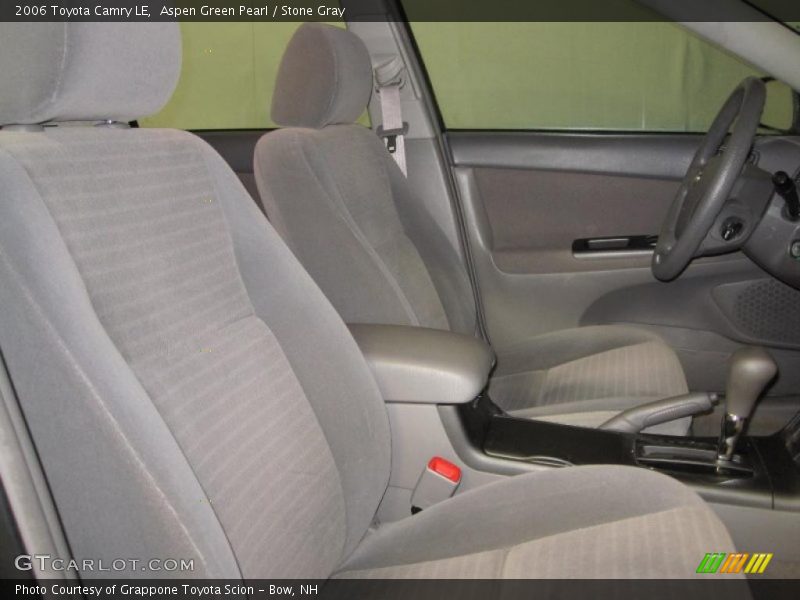 Aspen Green Pearl / Stone Gray 2006 Toyota Camry LE