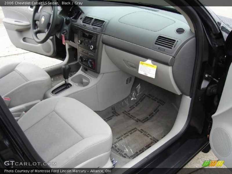 Black / Gray 2006 Chevrolet Cobalt LS Sedan