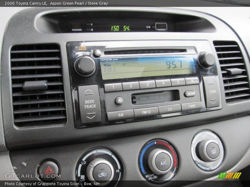 Aspen Green Pearl / Stone Gray 2006 Toyota Camry LE