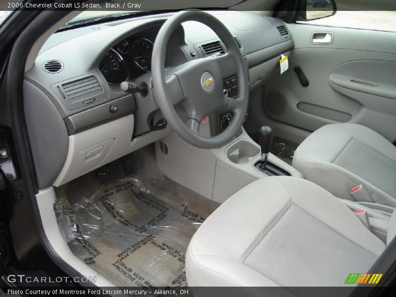 Black / Gray 2006 Chevrolet Cobalt LS Sedan