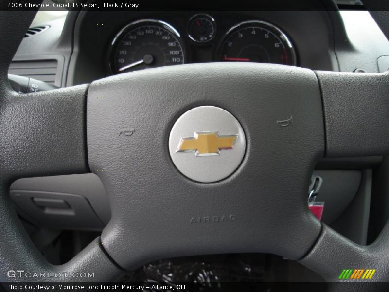 Black / Gray 2006 Chevrolet Cobalt LS Sedan