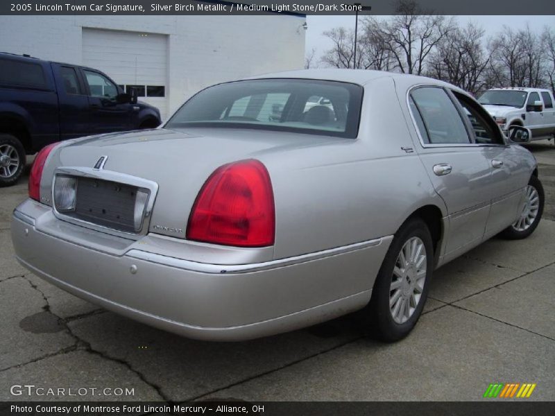 Silver Birch Metallic / Medium Light Stone/Dark Stone 2005 Lincoln Town Car Signature