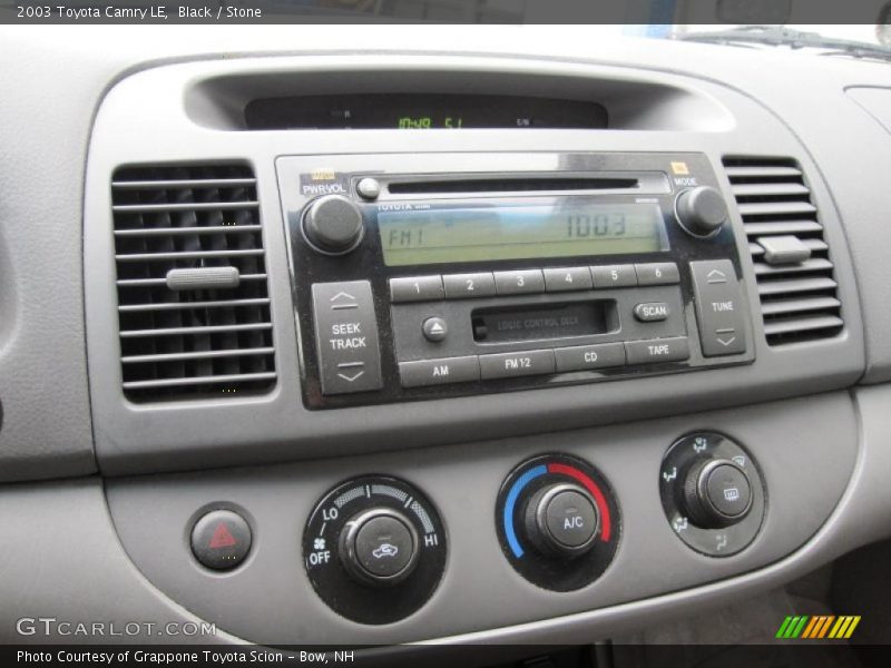 Black / Stone 2003 Toyota Camry LE
